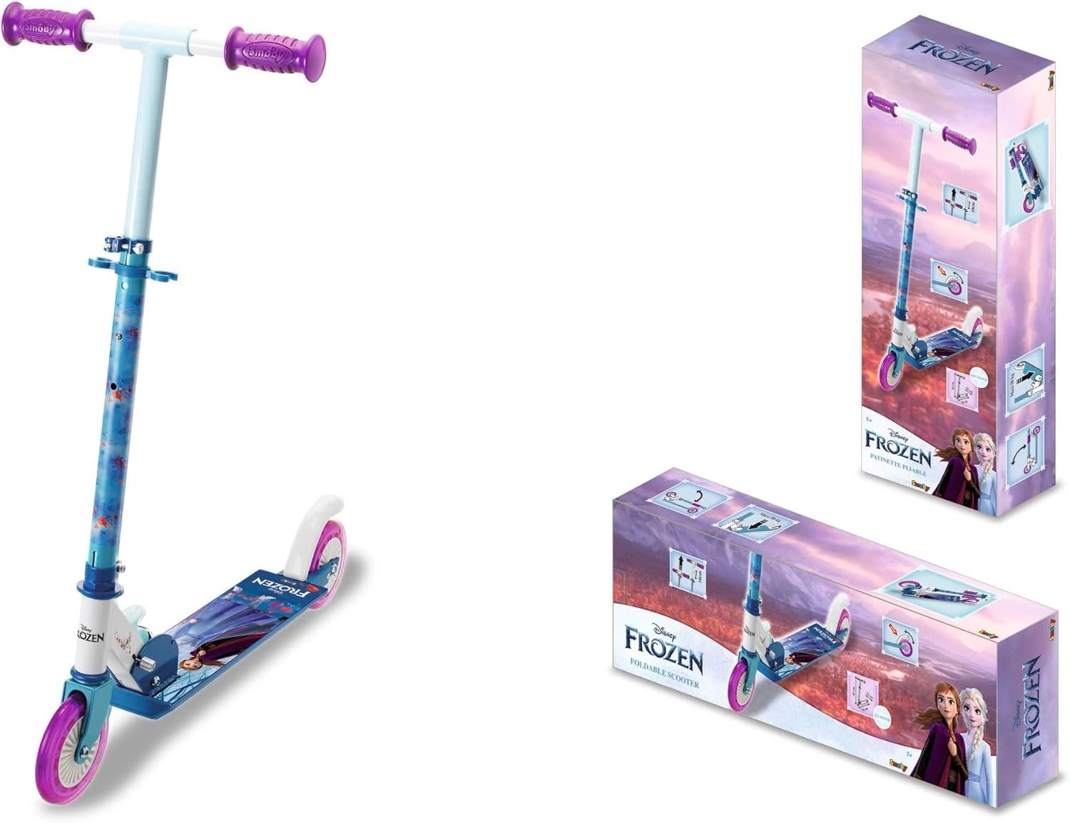 Frozen 2-Wheel Kick Scooter – Foldable