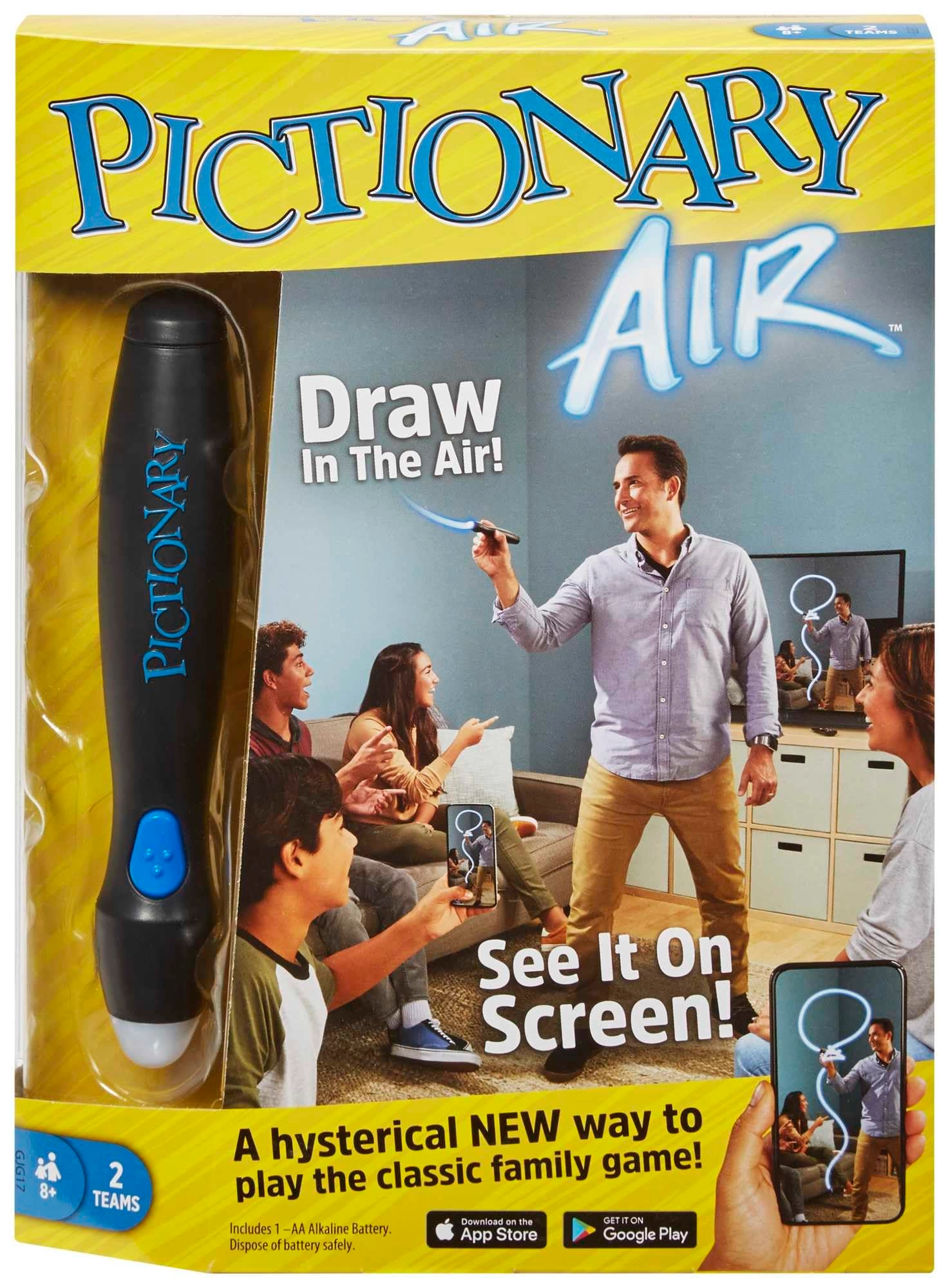 Pictionary Air - Light-Up Pen Clue Cards
