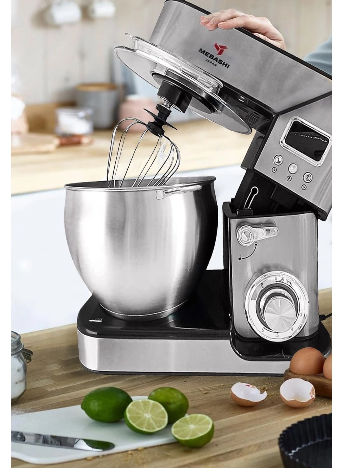 3-in-1 Stand Bowl Mixer - 10L 2000W