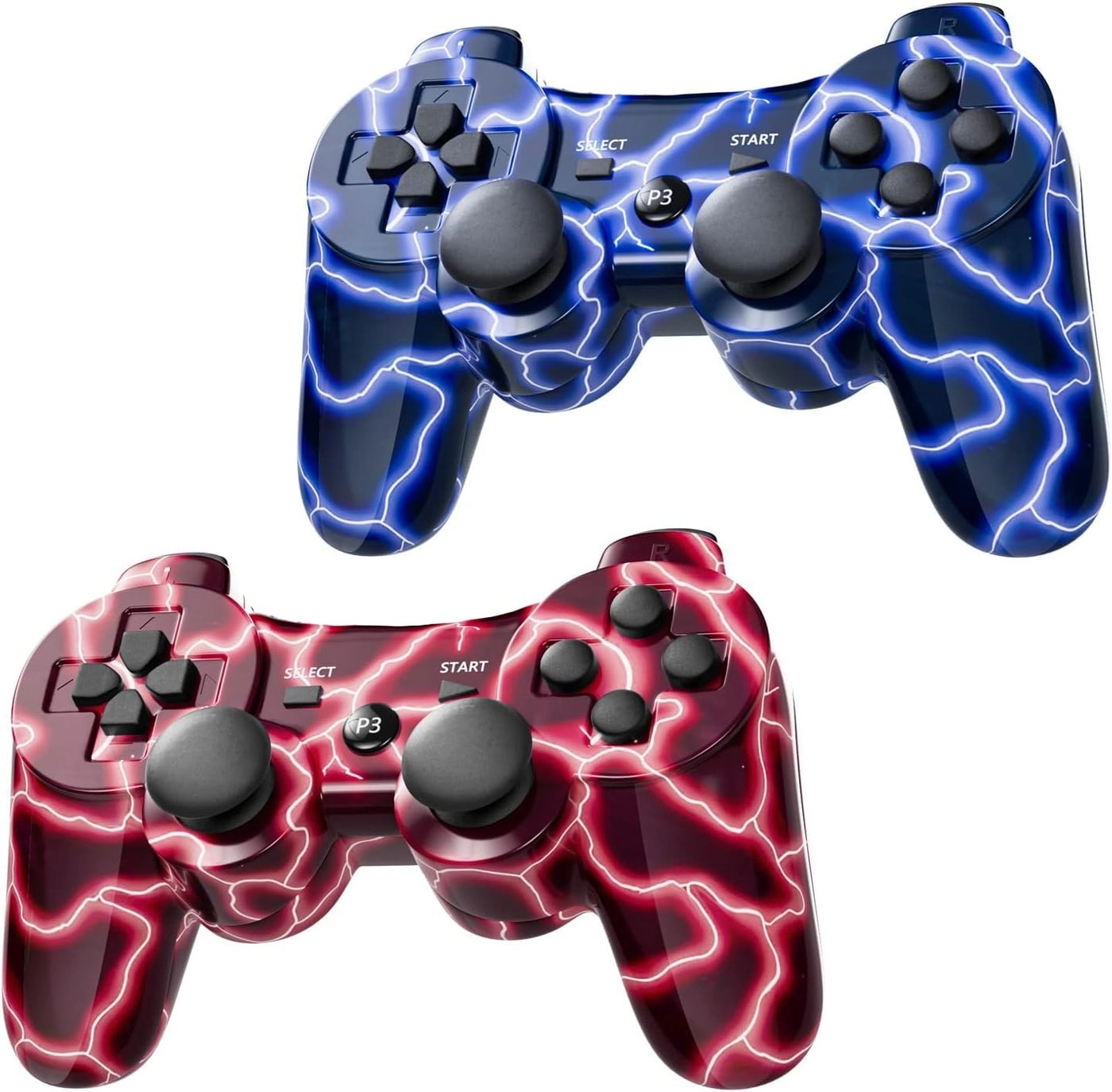 Wireless Controller - ClearGreen and ClearPurple