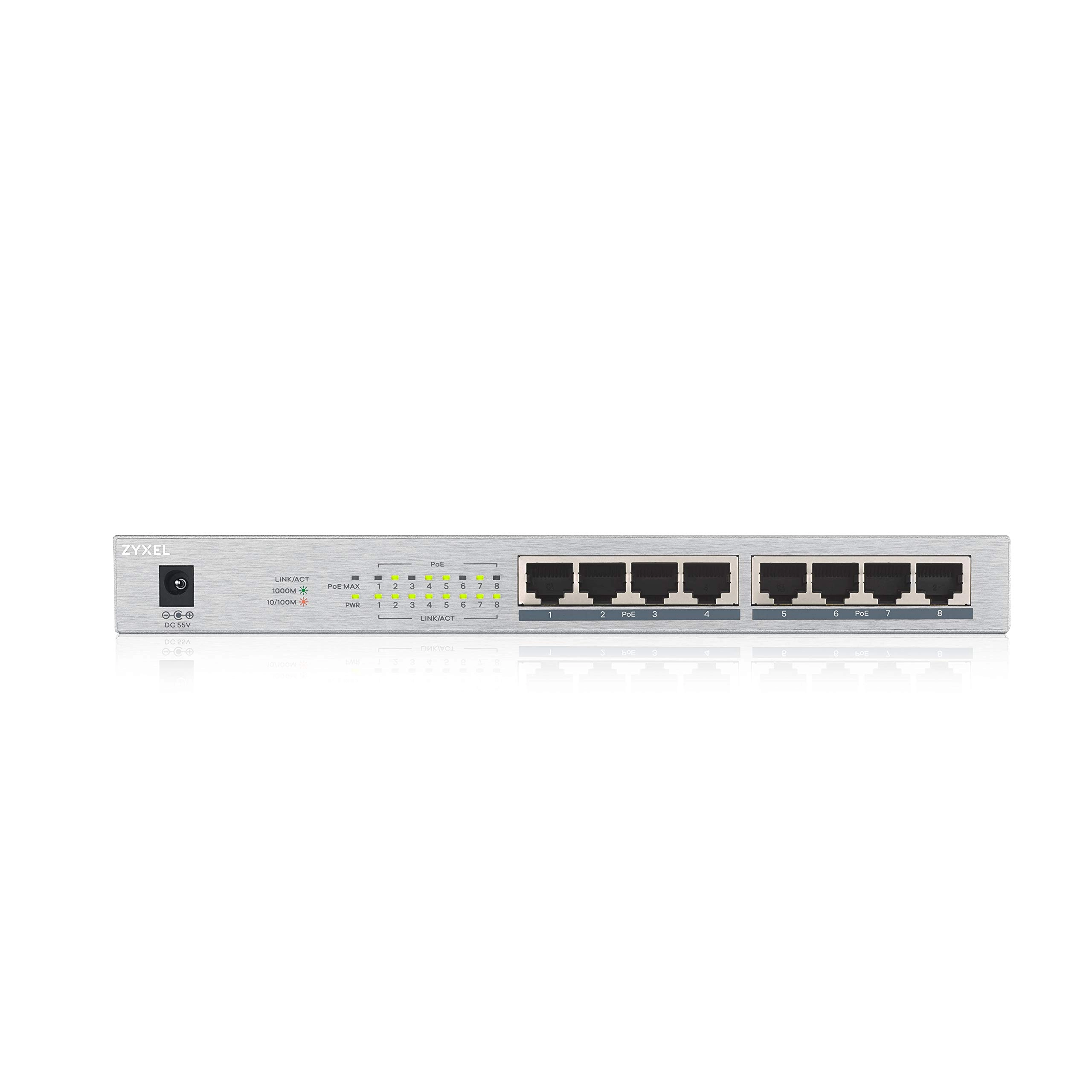 Zyxel GS1008HP - 8-ports