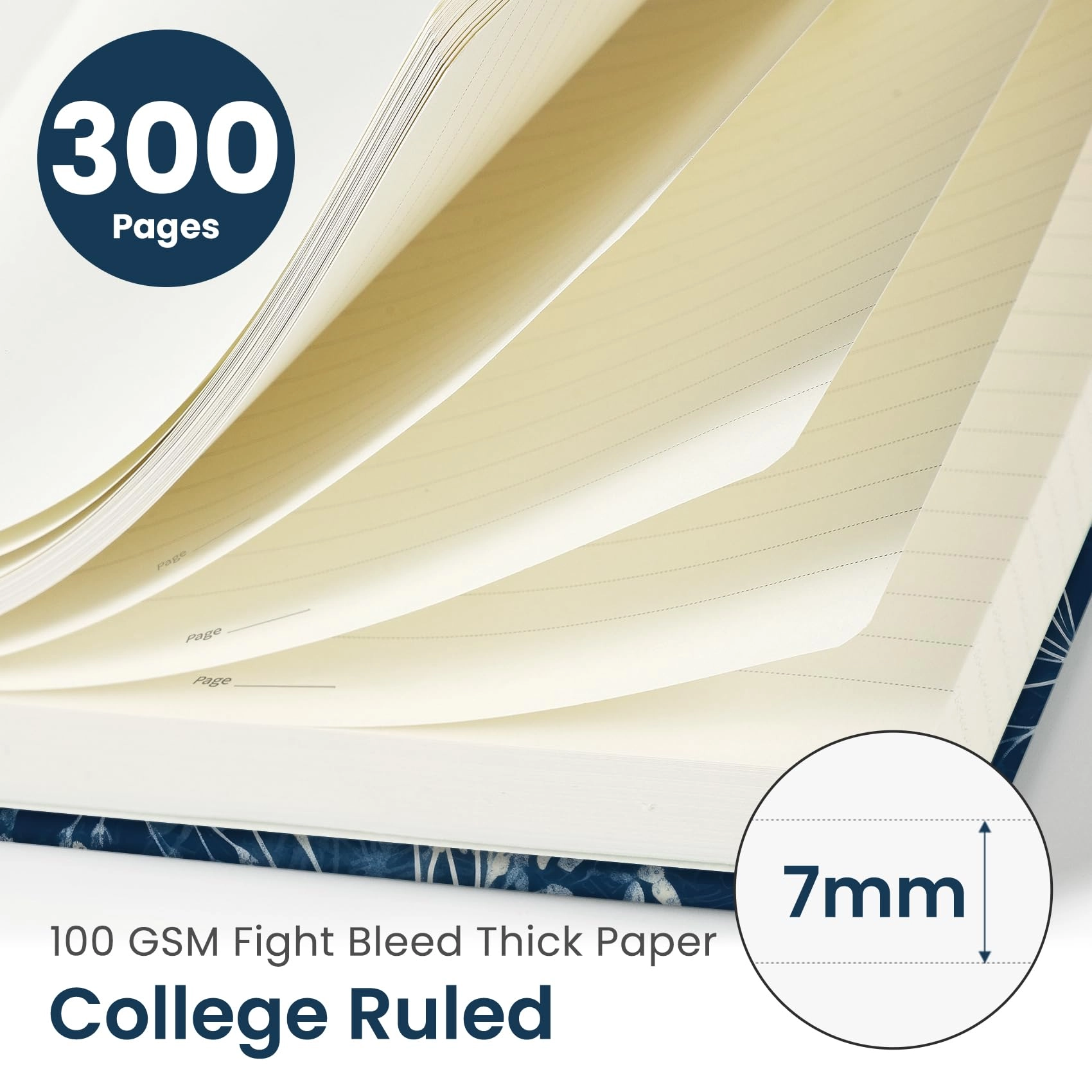 Spiral Notebook B5 Spiral - Lined 300 Pages