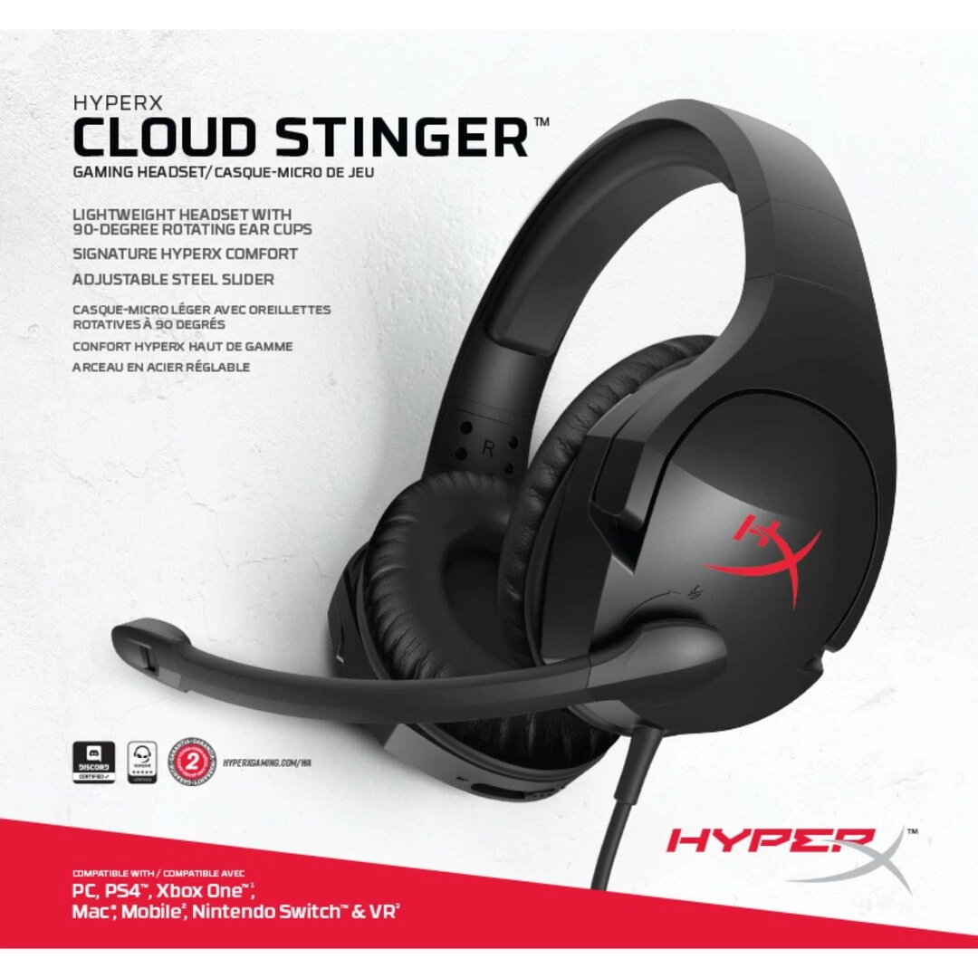 Cloud Stinger Wired Headset