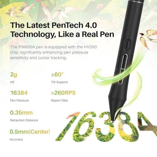 Kamvas Pro 16 V2 - 16,384 pressure levels