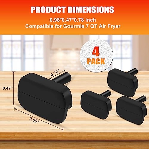 Air Fryer Rubber Feet - Silicone 4 piece(s)