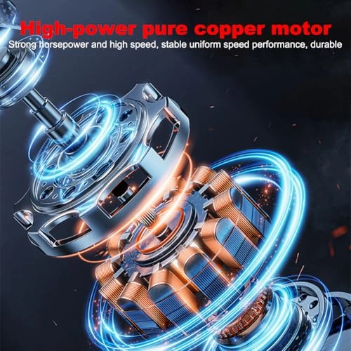 Soundproof Smoothie Machine with Hood - 6-blade three-dimensional blade, High-speed vortex, Noise-reducing sound insulation