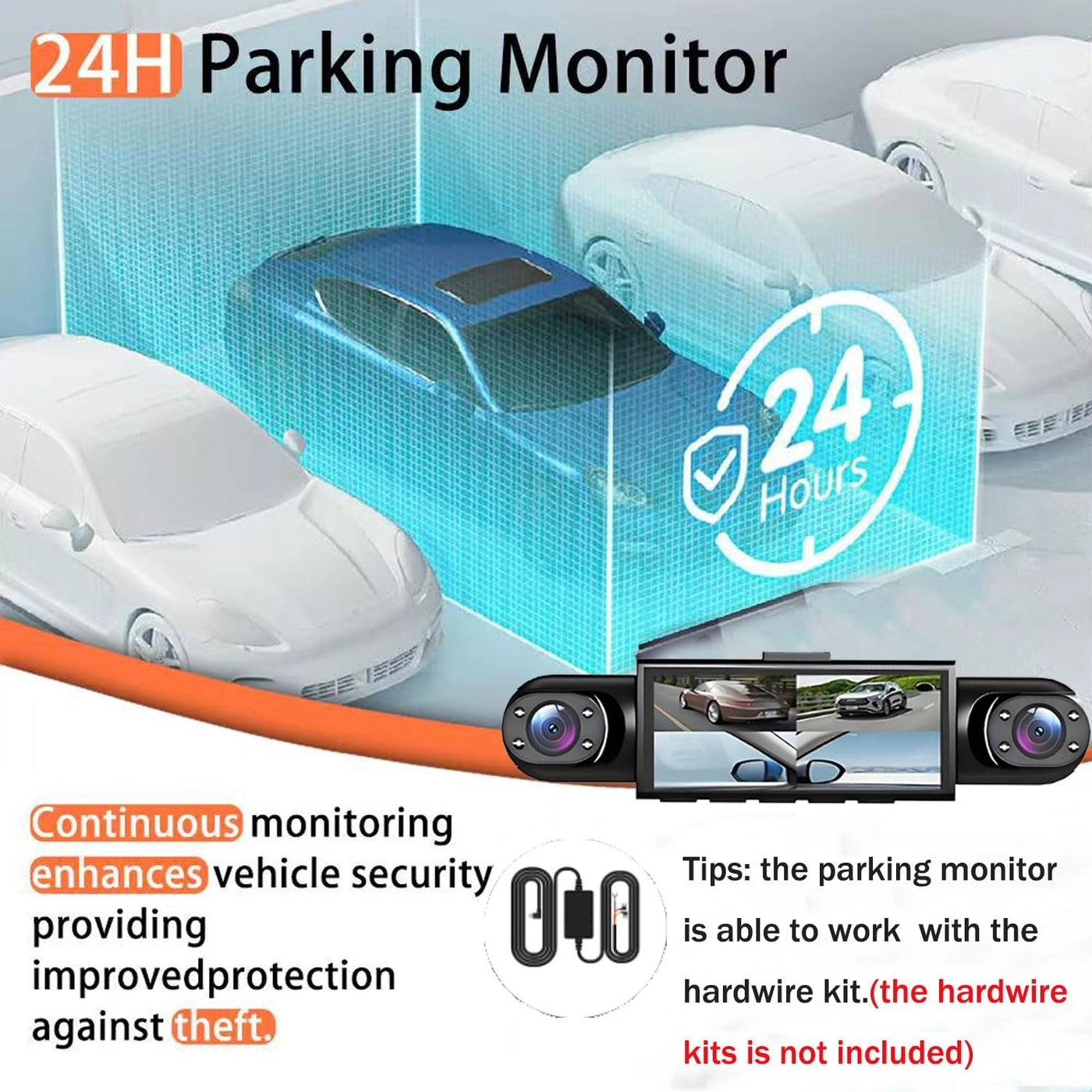 4 Channel Dash Cam - 1080P