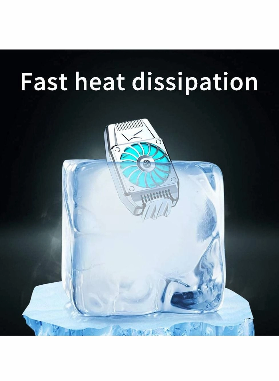 Cell Phone Cooler - 500mAh LED Light Universal