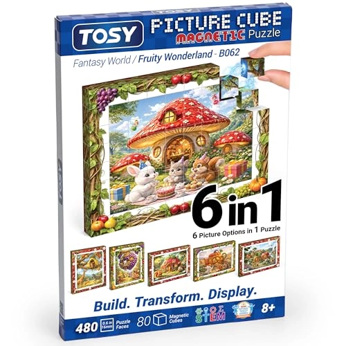 TOSY Picture Cube - 9 and up 80 pieces