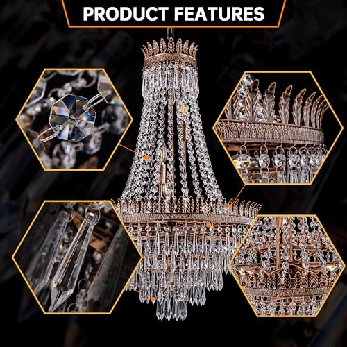 Crystal Chandelier - Dimmable