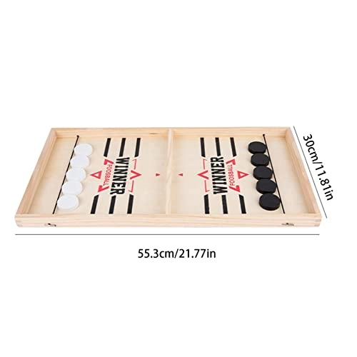 Sling Puck Game - 2 in 1 Wooden