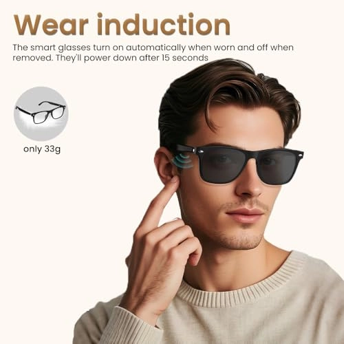 Smart Glasses - Polarized Bluetooth 5.3 Audio & Mic