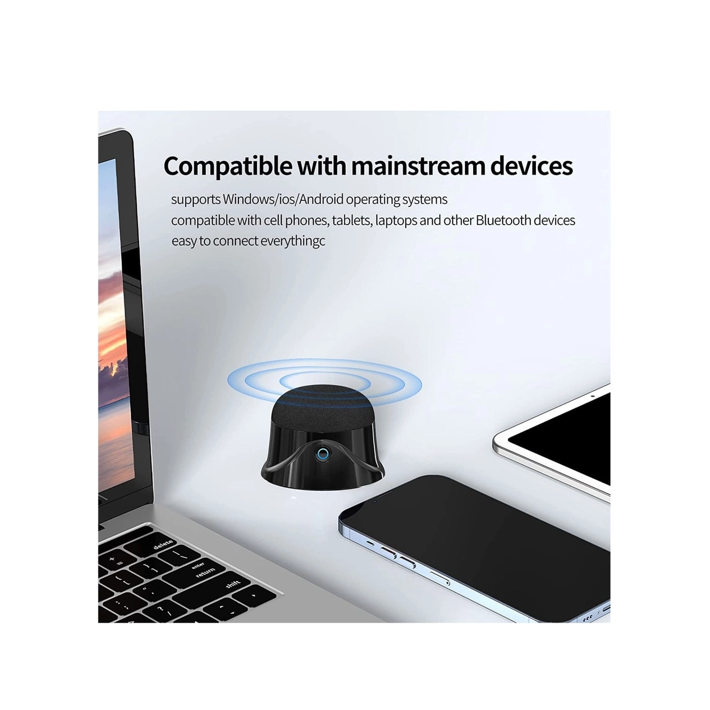 Portable Magnetic Small Bluetooth Speaker - 5W