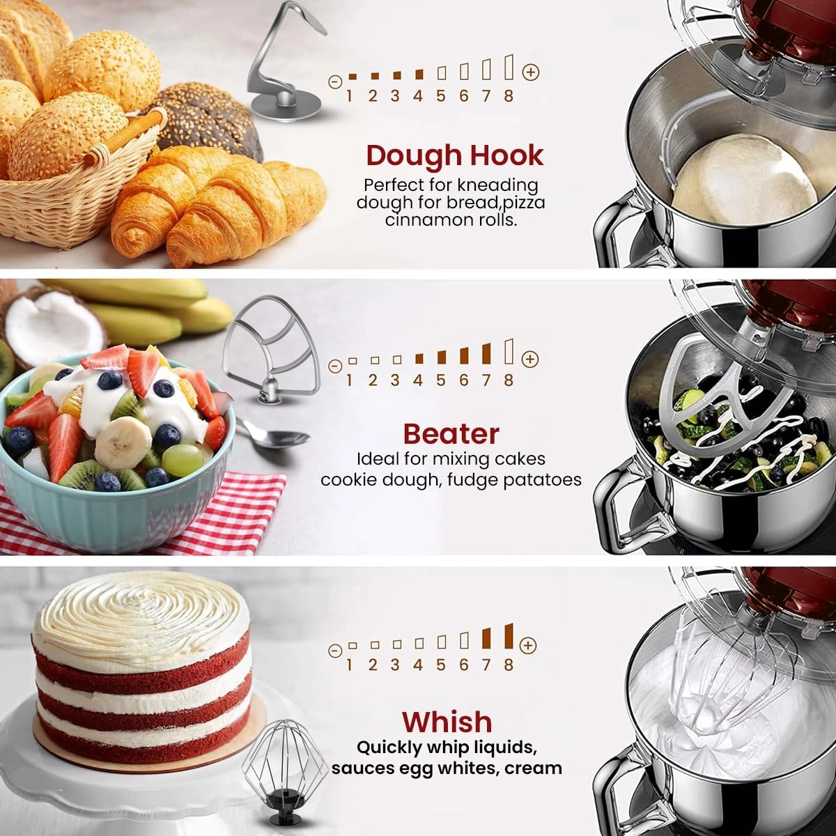 Stand Mixer - 53L 1200W