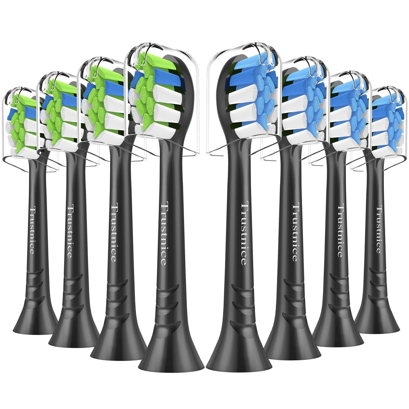 Trustnice Replacement Toothbrush Heads - Compatible with Philips Sonicare Click-on Handles 8 Pack
