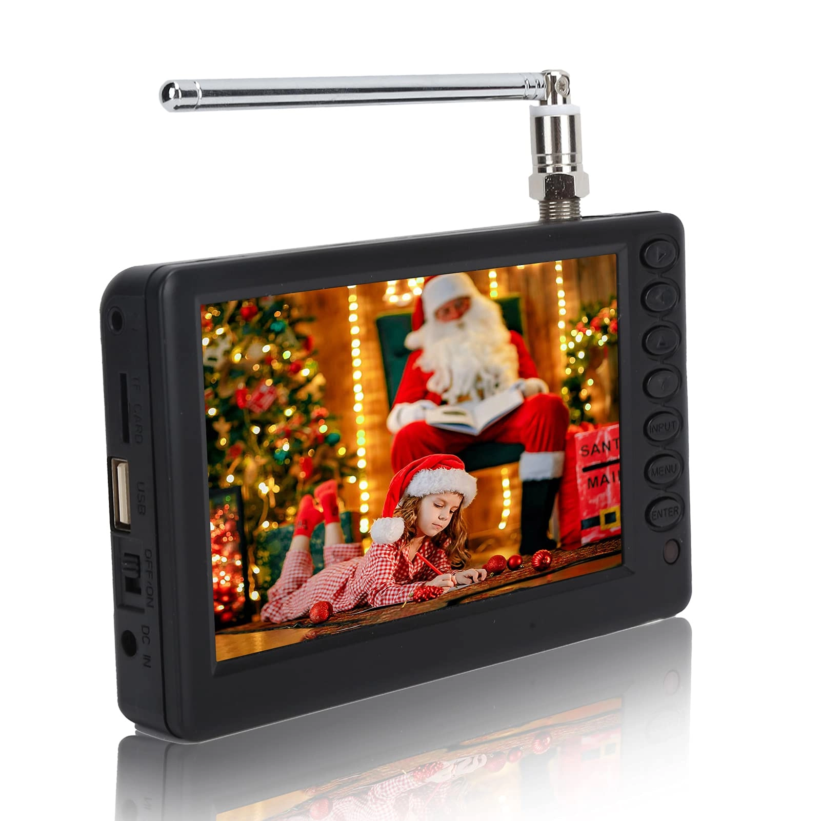 Dpofirs Portable HD TV - 1080p 5 Inches