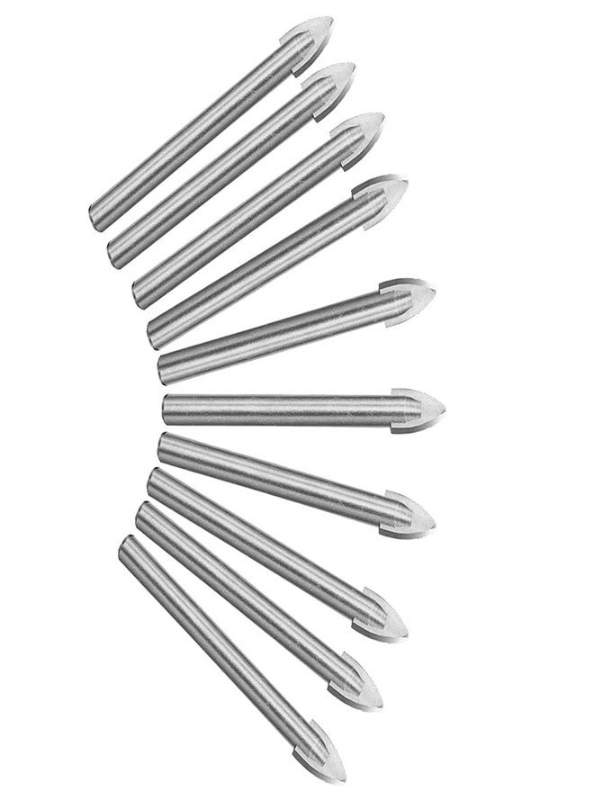 uptodateproducts Glass Drill Bit - Tungsten Carbide Tipped 10Pcs 8MM