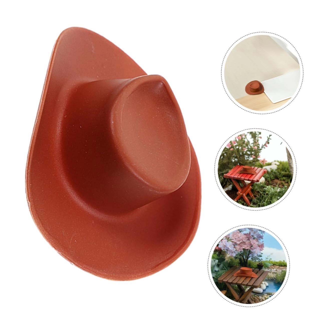 Mini Western Cowboy Hats - 60Pcs 5.50X4.40X2.00CM