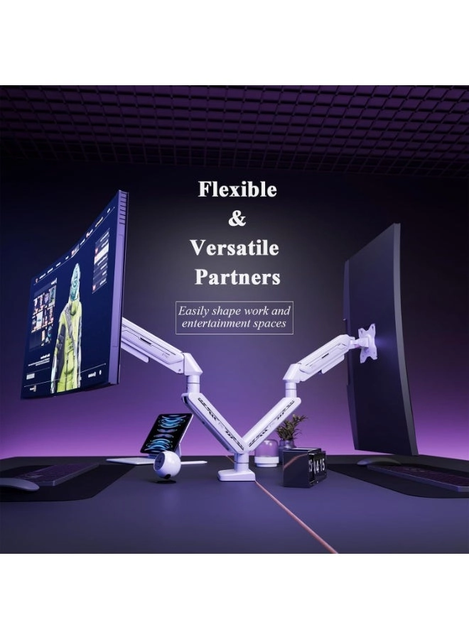 Dual Monitor Arm - Dual 13-32 Inch 75x75/100x100mm