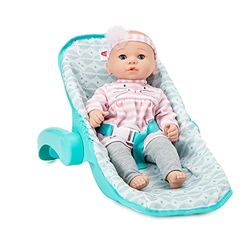 Car Seat/Carrier - 1:6 Scale Soft Gray