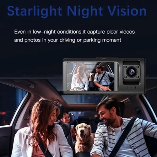 Dash Cam - 1080P+480P+480P