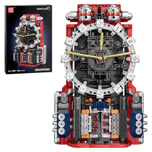 10187 Technic Mechanical Engine Clock - Remote Controlled App Control