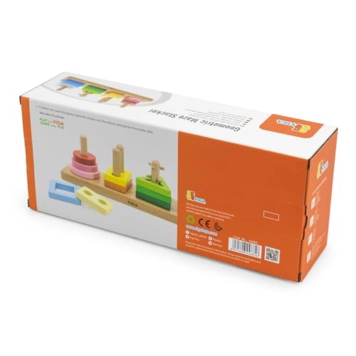 Geometric Maze Stacker - 18 months+