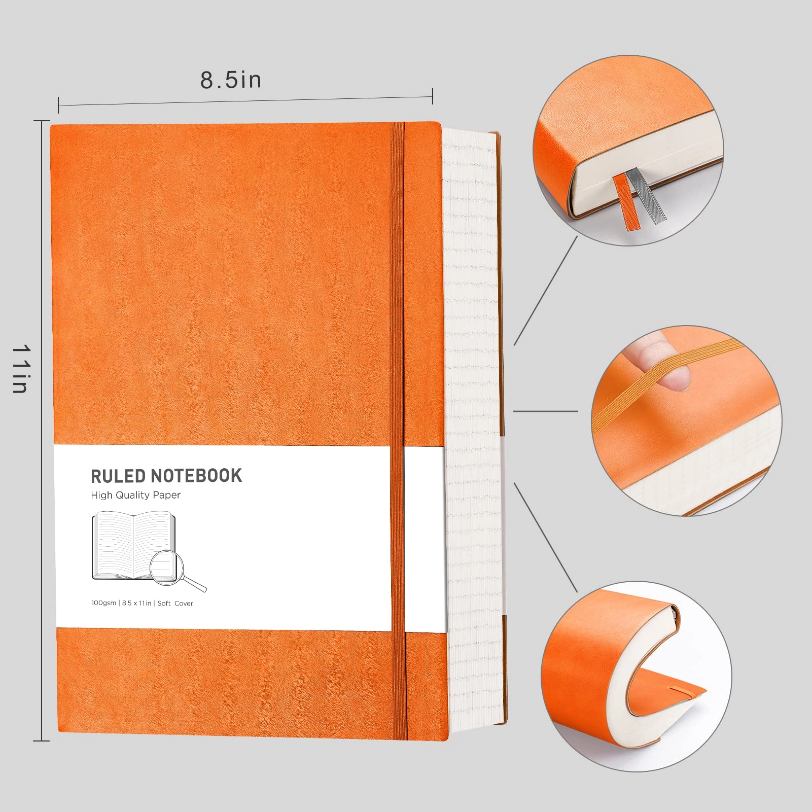 A4 Lined Notebook A4 Softcover - Lined 320 Pages