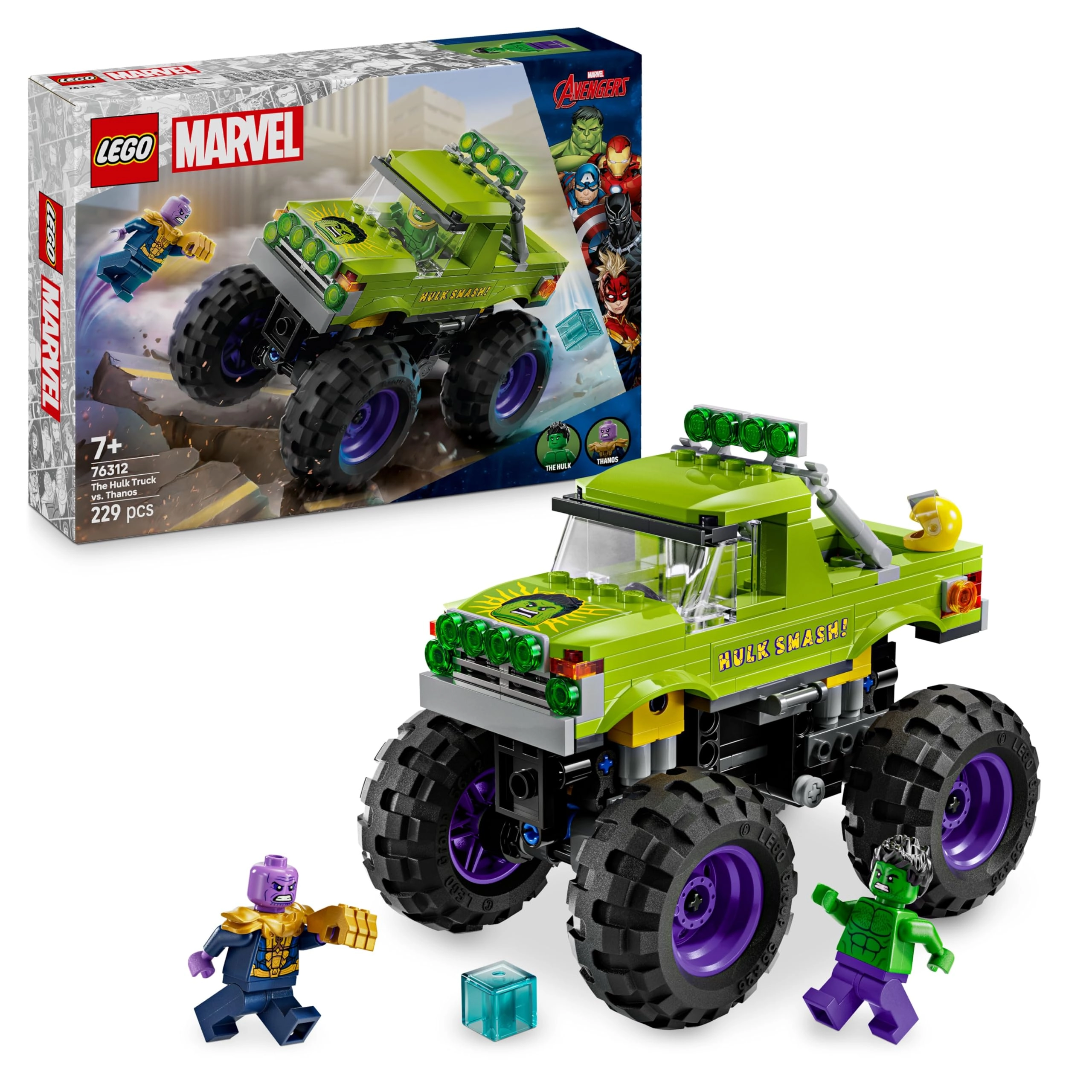 Marvel The Hulk Truck vs. Thanos (76312)