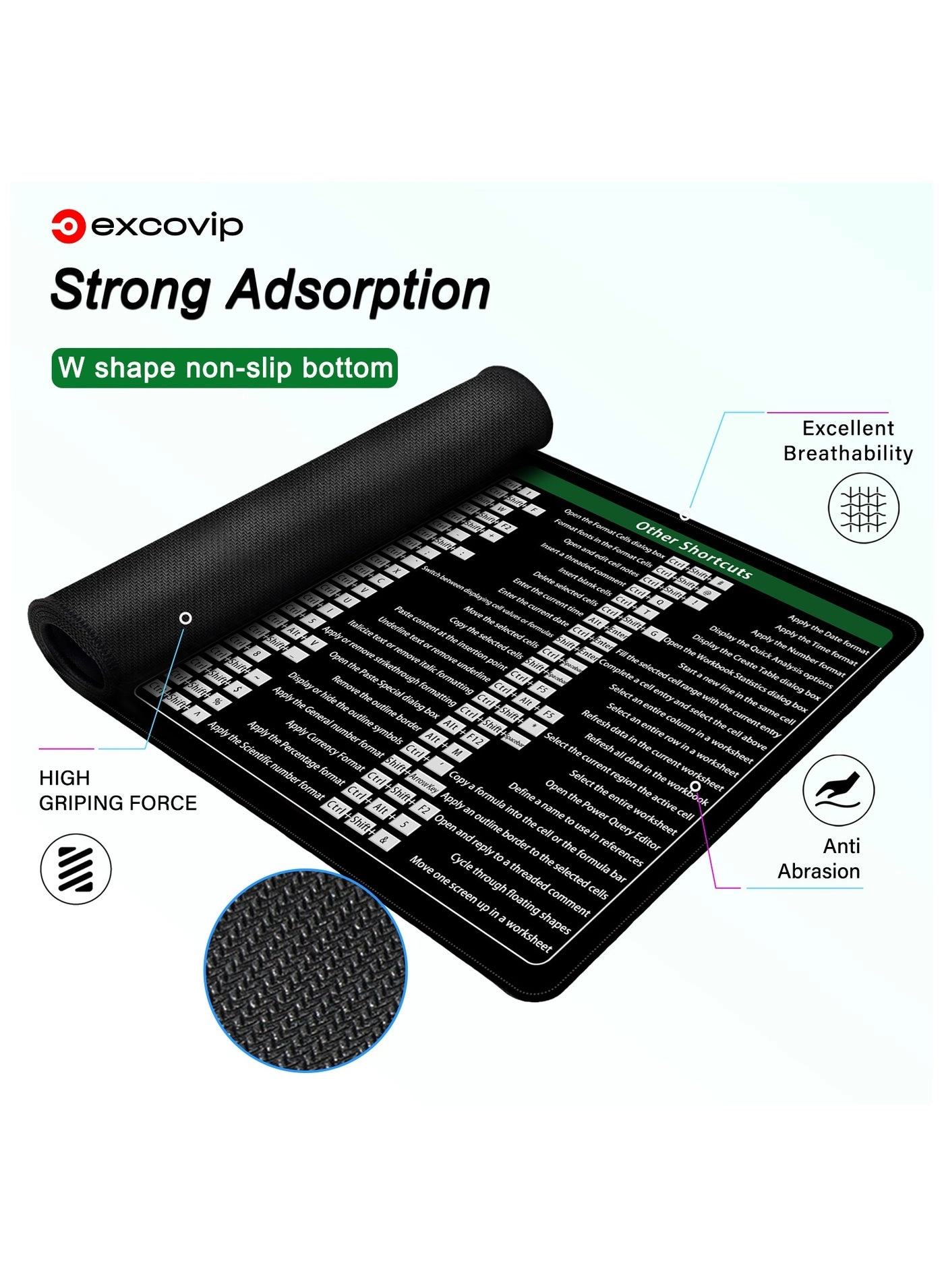 Large XL Office Mouse Pad - 90x30 cm