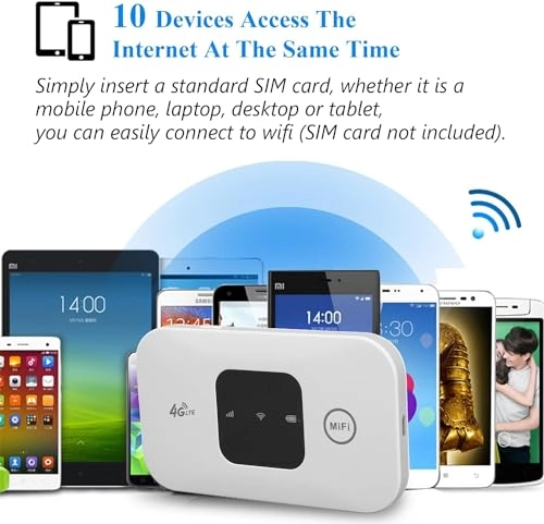 4G LTE WiFi Hotspot Router - 4G LTE Dual-Band 300Mbps