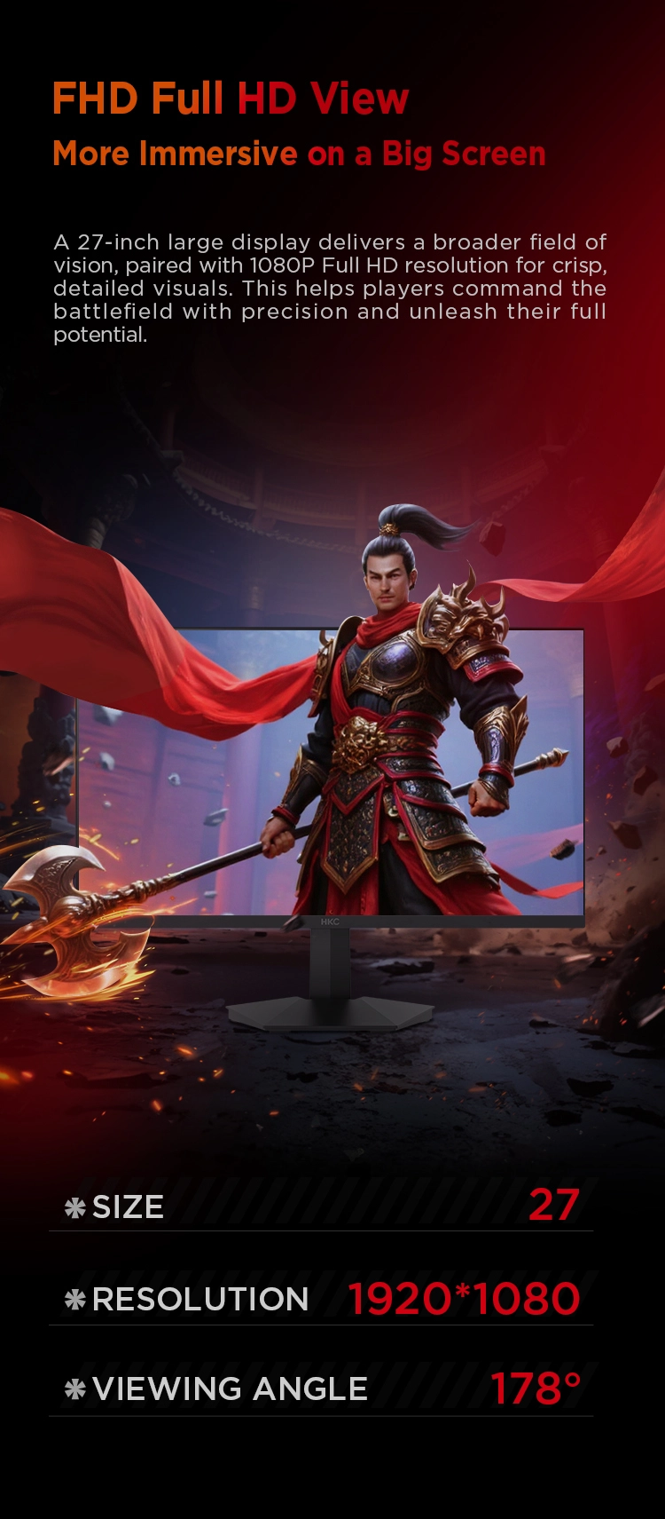 G27H3D - 27 inch 1920 x 1080