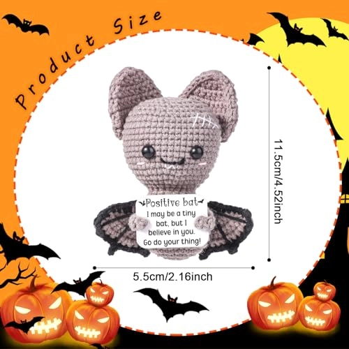 Positive Bat - wool thread gray, black