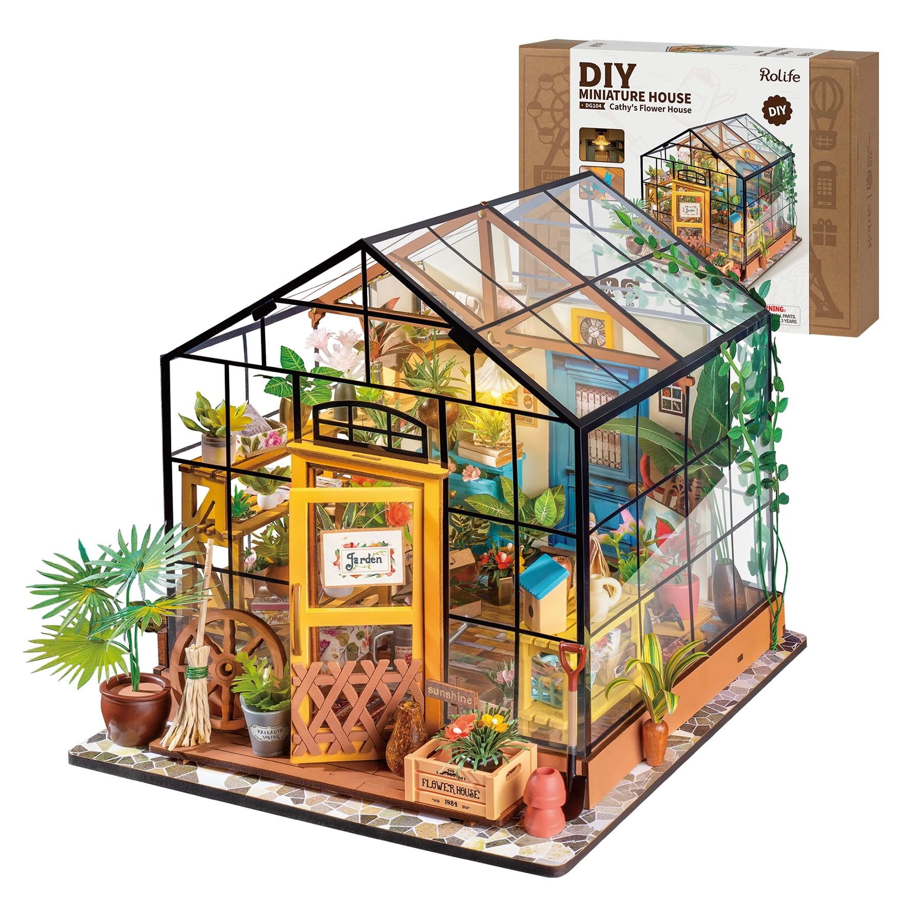 Rolife Miniature House Kit - 1/18 LED