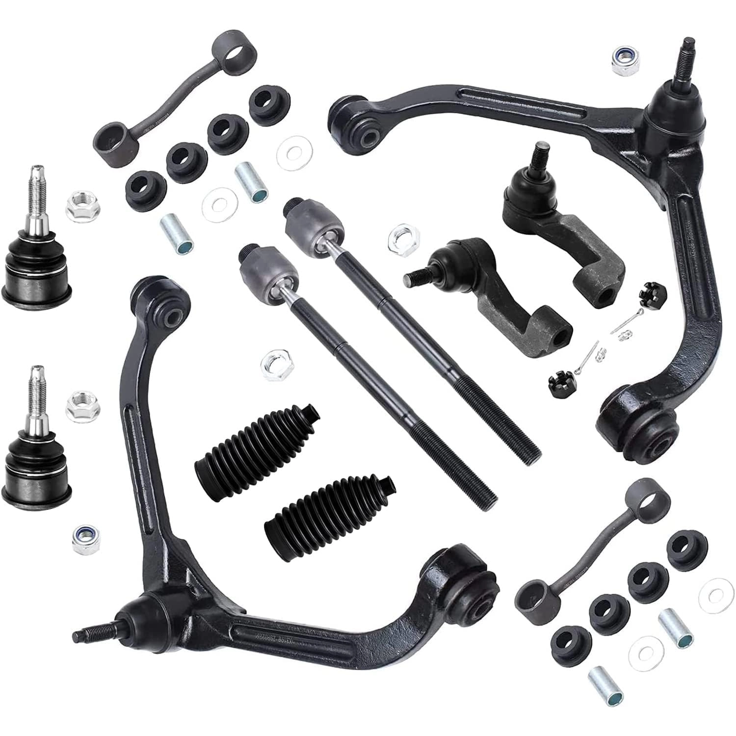 Detroit Axle Front End 12pc Suspension Kit