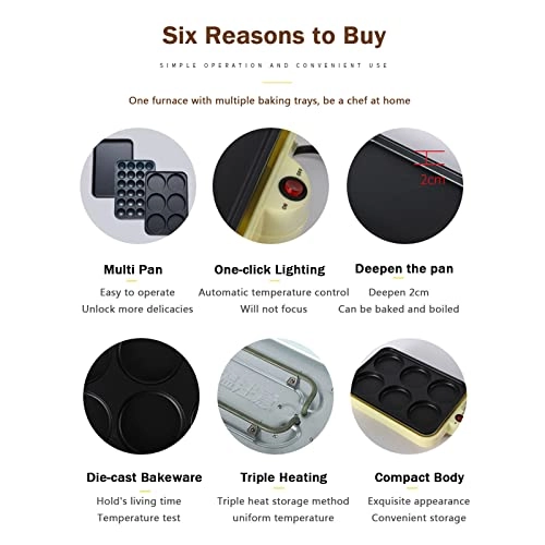 Deluxe Sous Vide Style Egg Bite Maker - 6 Omelettes Non-stick