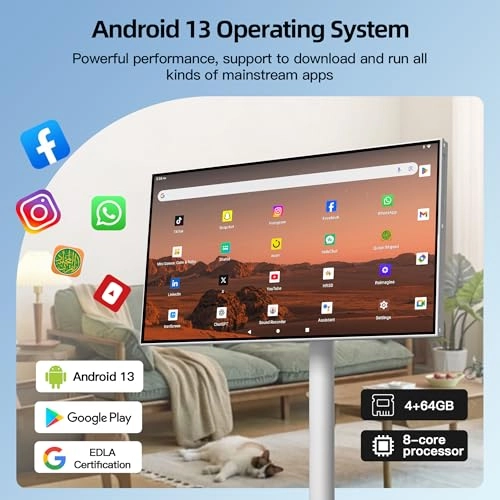 Portable Smart TV - 1080P 21.5 Inch