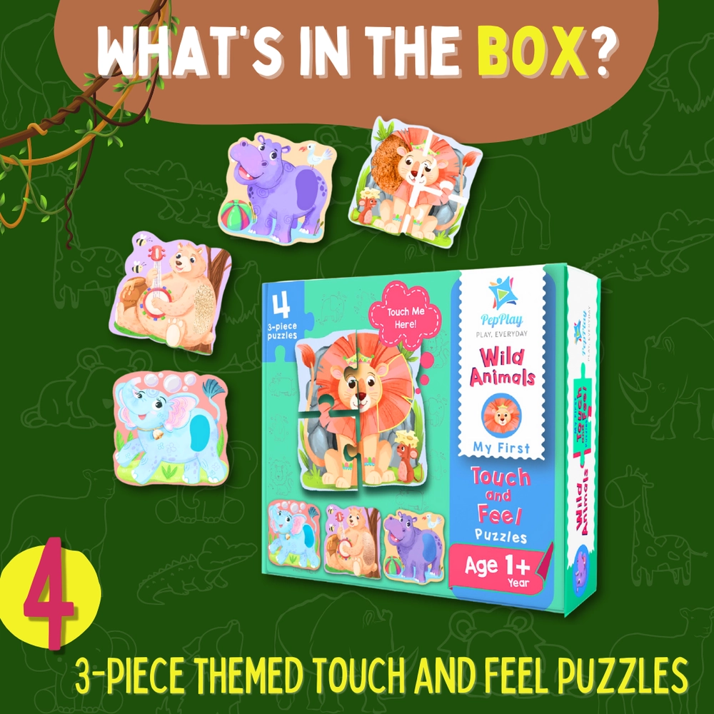 Touch & Feel Puzzle - Suitable for 1 year & above