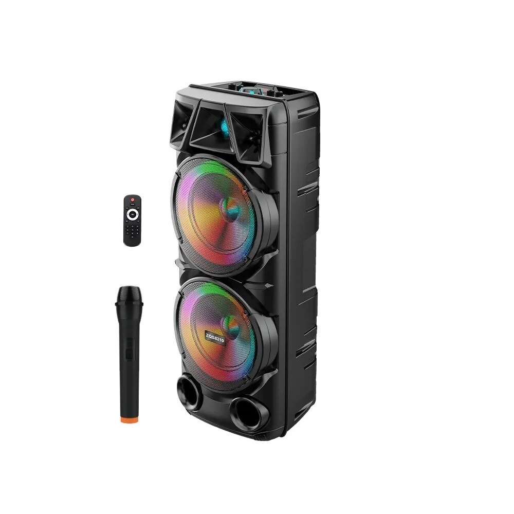 Fayrooz Portable Bluetooth Karaoke Speaker - with Mic Bluetooth 5.0 Mini Woofer