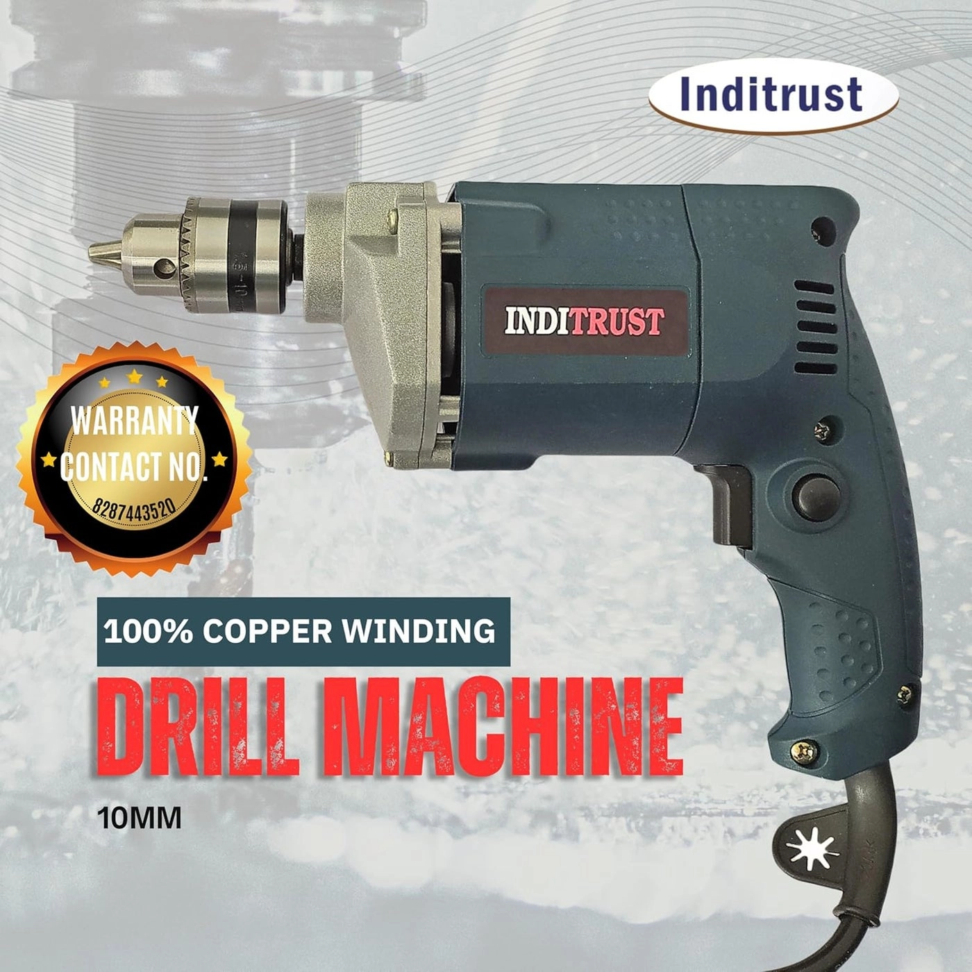 Electric Drill - 350w 10mm RED