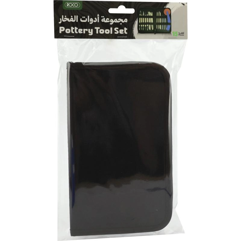 Pottery Tools Set - Metal/Wood 390g 15pcs.