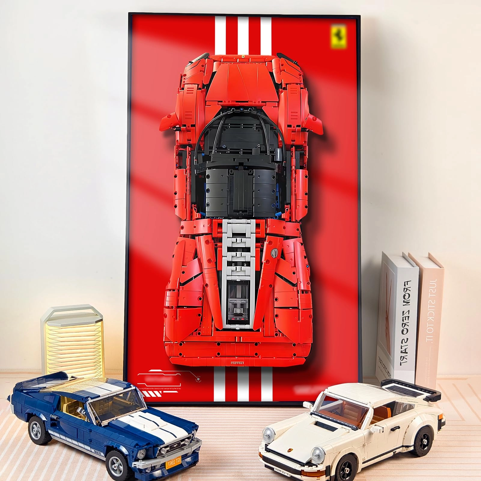 Display Wall Board for Lego 42143 Technic Ferrari Daytona SP3