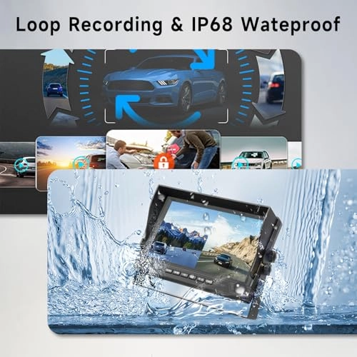 Monitor - 9 Inches + Rear View Camera - 720P Night vision