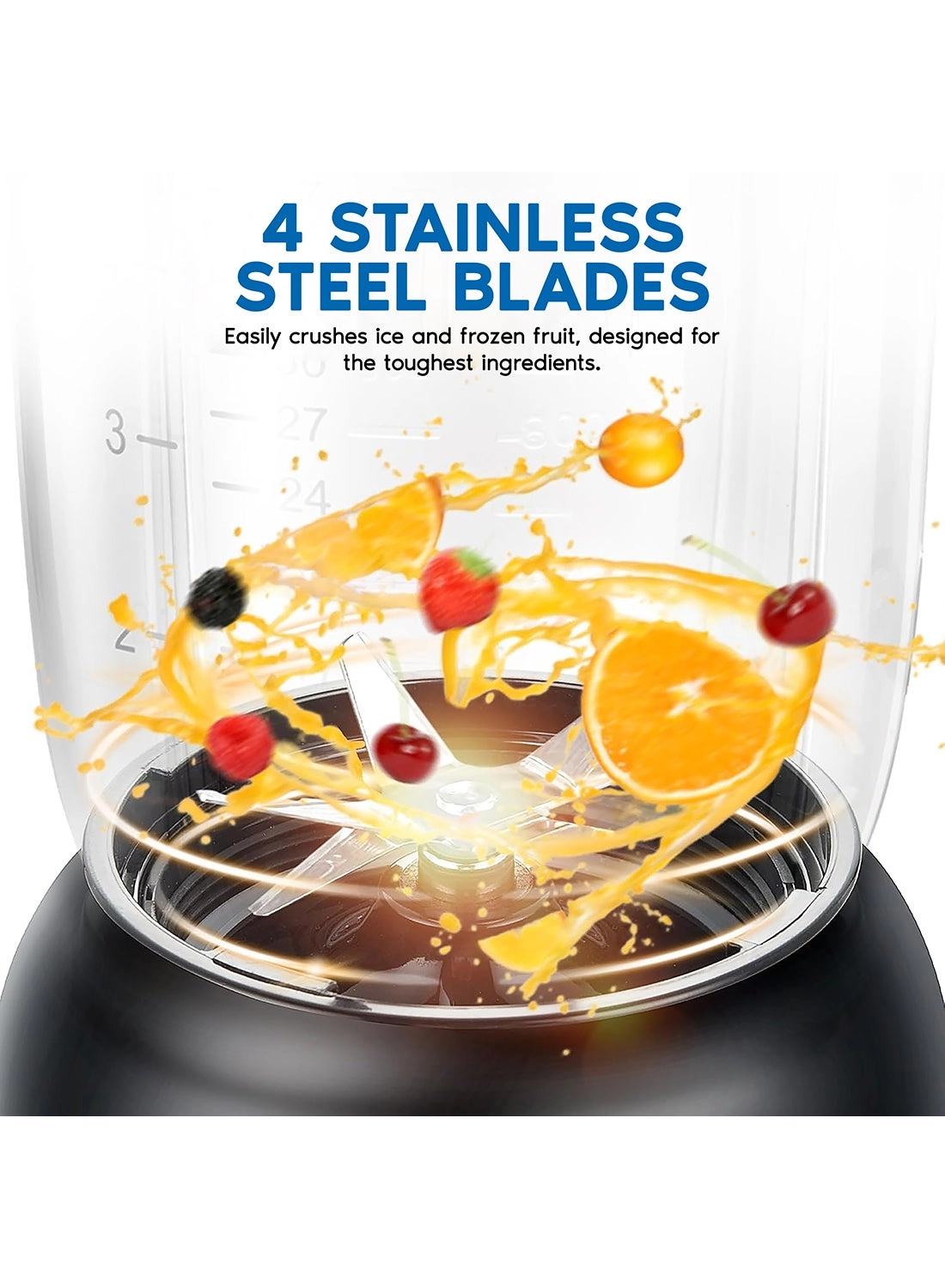 SB-162 - 2-in-1, 2 Speed Settings with Pulse, Unbreakable Jars