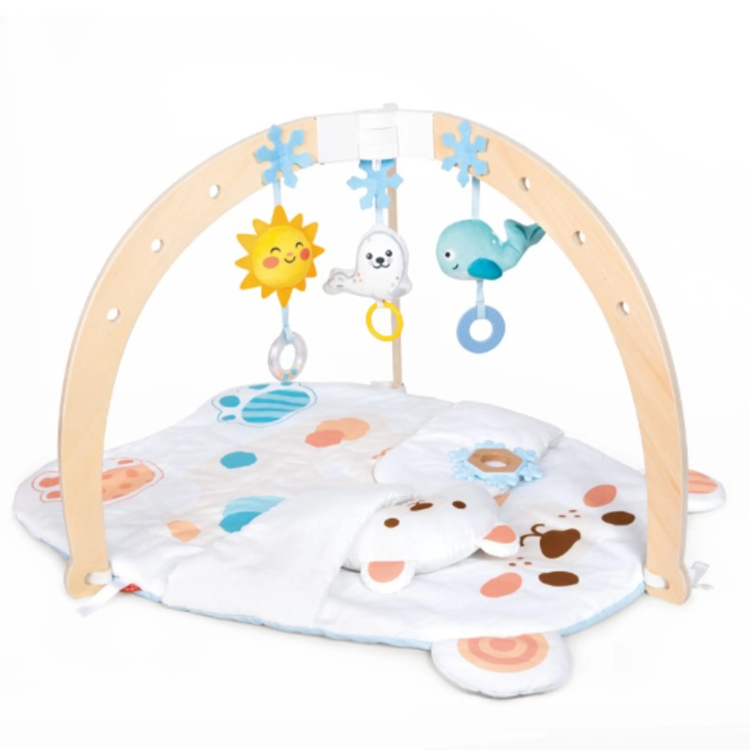 Hape Snuggle Bear Foldable Activity Gym - 0 to 18 months