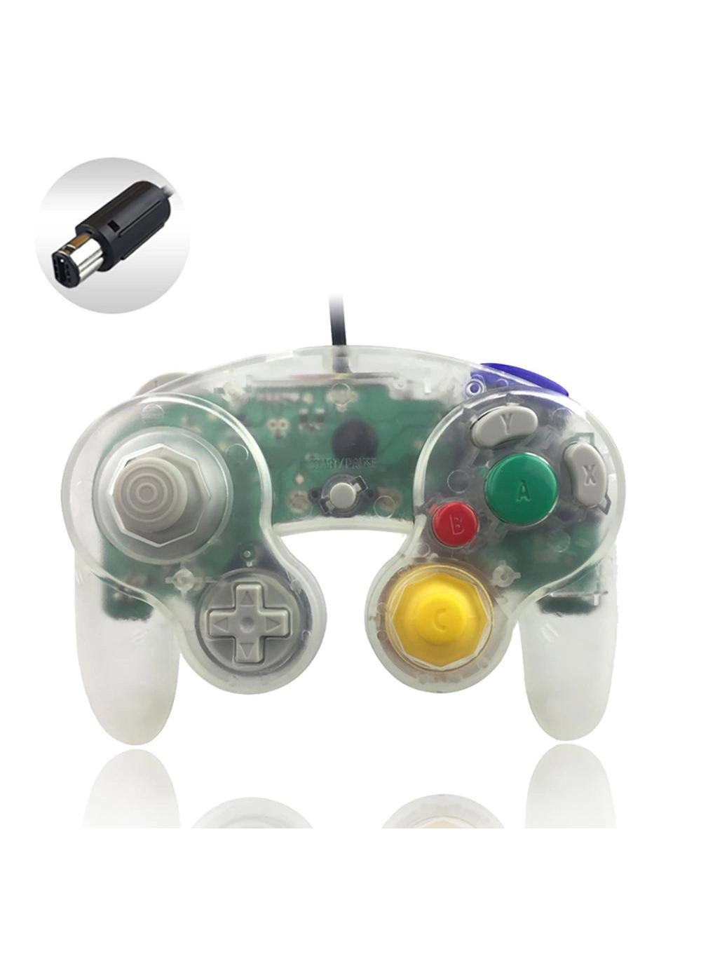 Sweet seven NGC Controller - Clear White Wii Gamecube