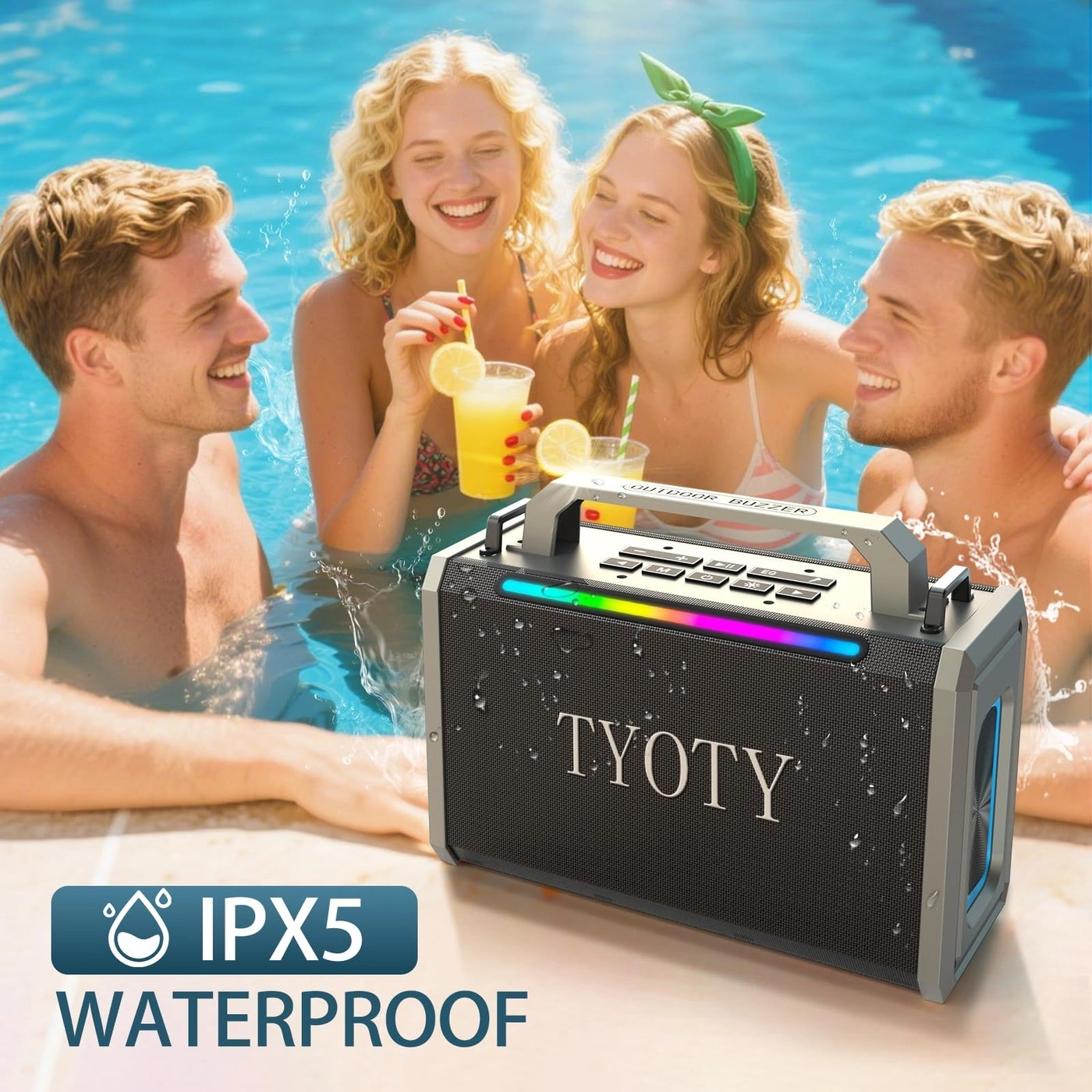 Portable Bluetooth Speaker - 80W