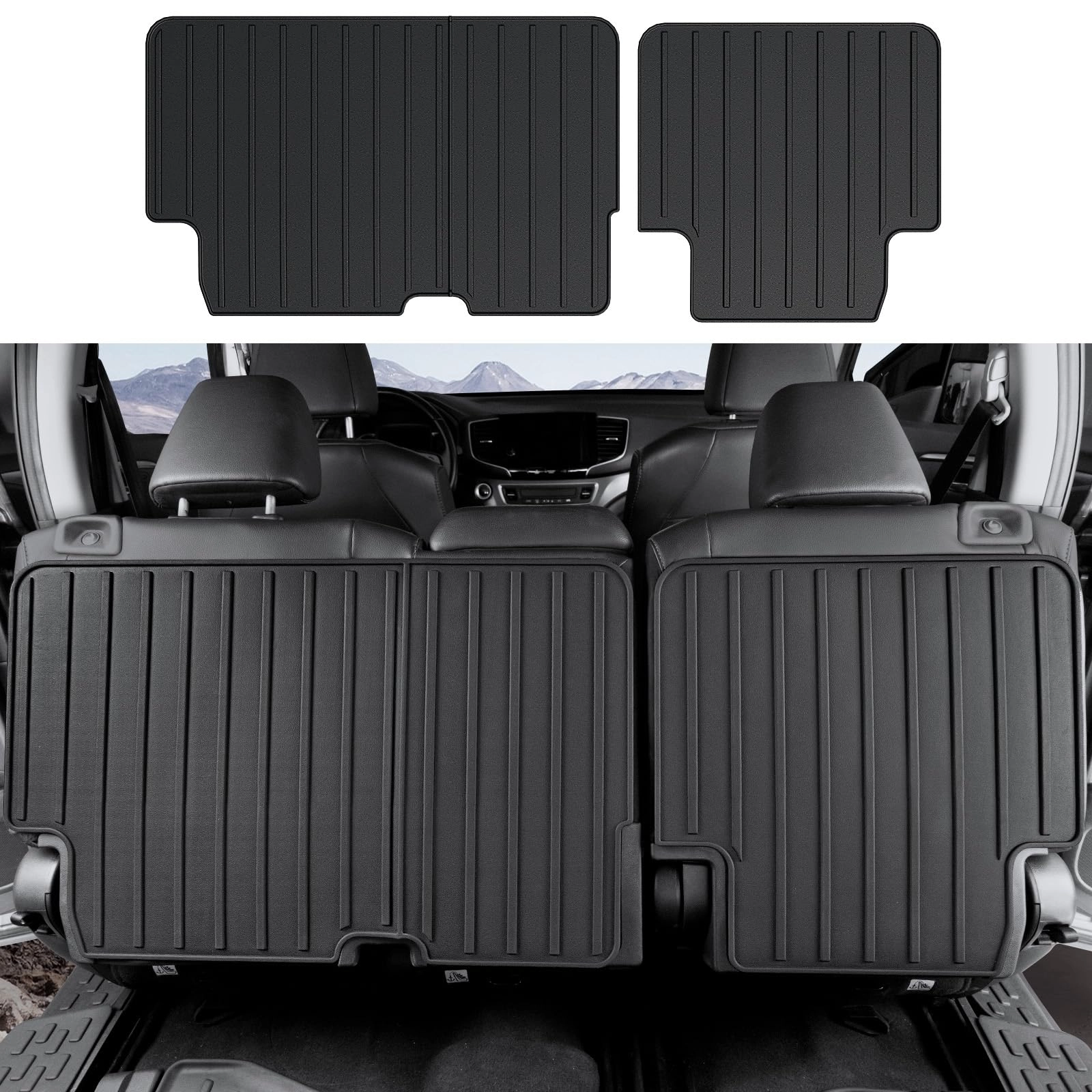 HOUCLEMIC Floor Mats - Honda Pilot 2016-2022 8 Passengers
