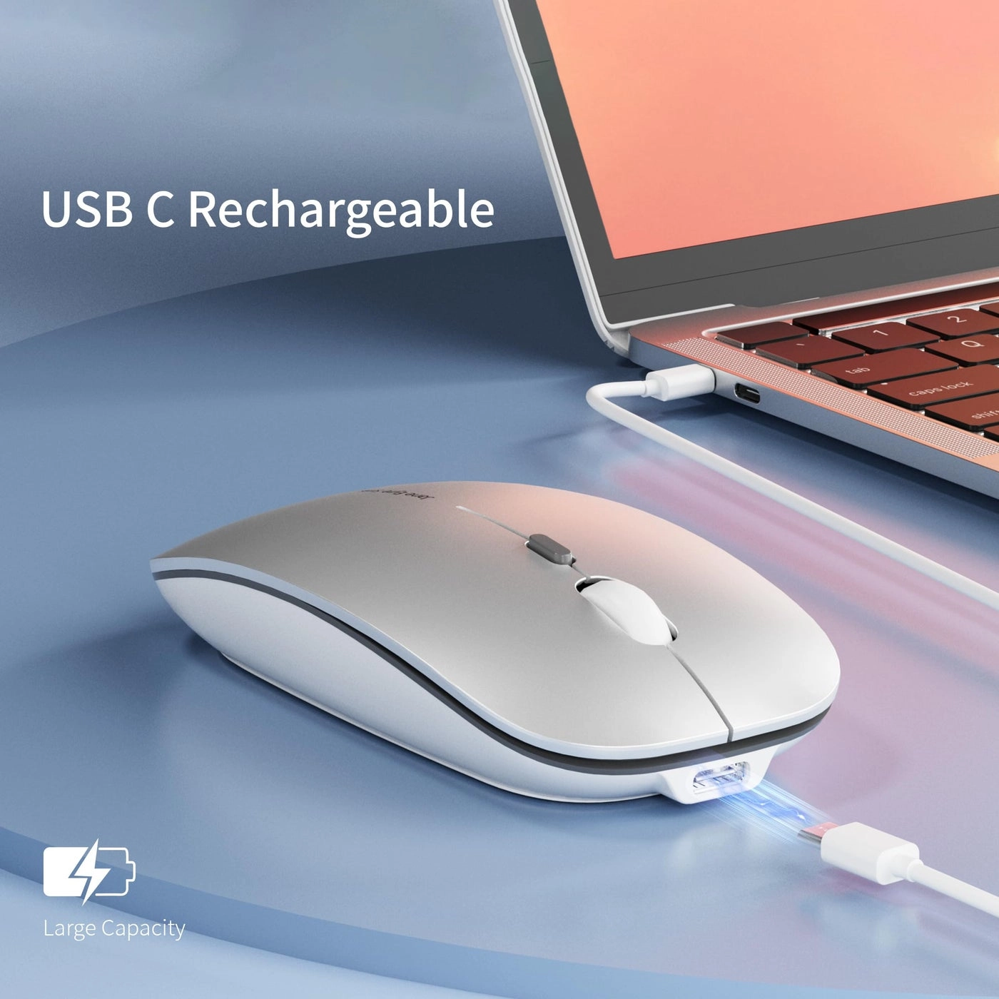 Q5 Slim Rechargeable Mouse - Wireless