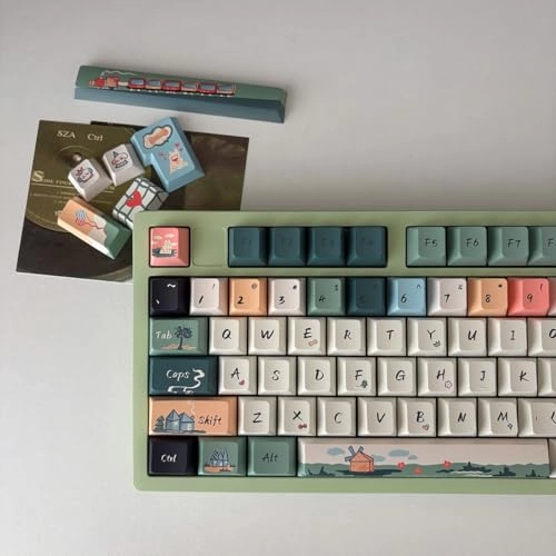 PBT Dye Sub Custom Keycaps - 152 Keys Cherry Profile